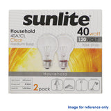 2PK - SUNLITE 40W 120V E26 Incandescent Light Bulb - BulbAmerica