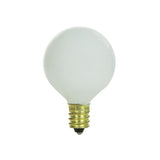 SUNLITE 10W 120V Globe G11 White E12 Incandescent Light Bulb