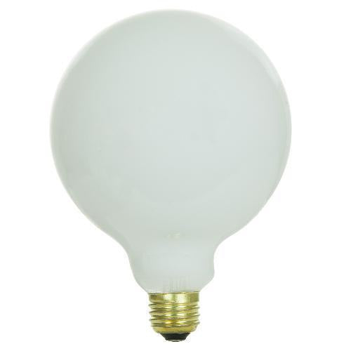 SUNLITE 25W 120V Globe G40 E26 White Incandescent Light Bulb