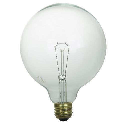 SUNLITE 60W 120V Clear Globe G40 Incandescent Light Bulb