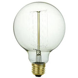 Sunlite 60w 120v Globe G30 Antique Vintage Style Smoke Incandescent Light Bulb
