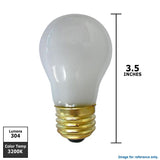 SUNLITE 02040 40w A15 120v Medium Base Frost Appliance Light Bulb_1
