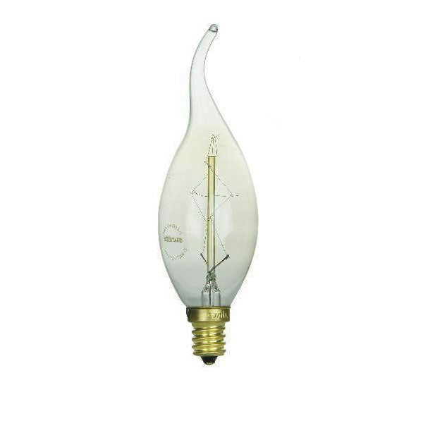 3Pk - Sunlite 25w Antique Chandelier Style Hand Woven Thread Filament Bulb