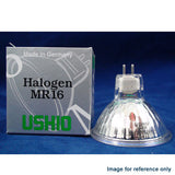 USHIO 20W 12V BAB Eurostar No Front Glass MR16 36FL Halogen Reflector Light Bulb_2