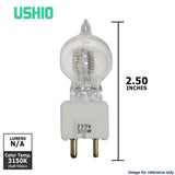 USHIO JCD 230V-300WC Halogen Bulb - BulbAmerica