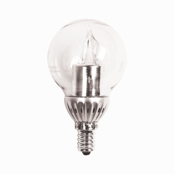 Ushio LED 3 Watt 120V 2700K G16.5 E12 Base Utopia Globe Light Bulb