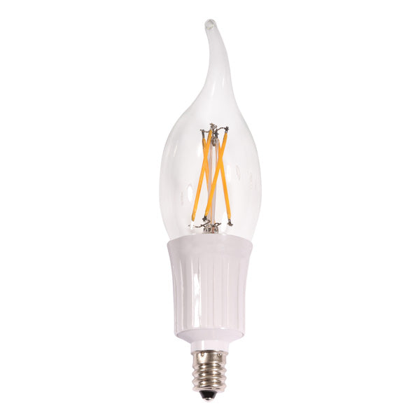 Ushio LED 4W 120V 2700K CA10 Candle Warm White Light Bulb