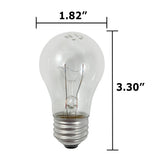 2pk - Sylvania A15 40w Ceiling Fan Clear Incandescent Light Bulb_1