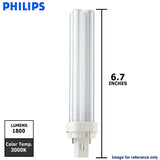 PHILIPS Compact Fluorescent 26w PL-C Cluster 2pin lamp - BulbAmerica