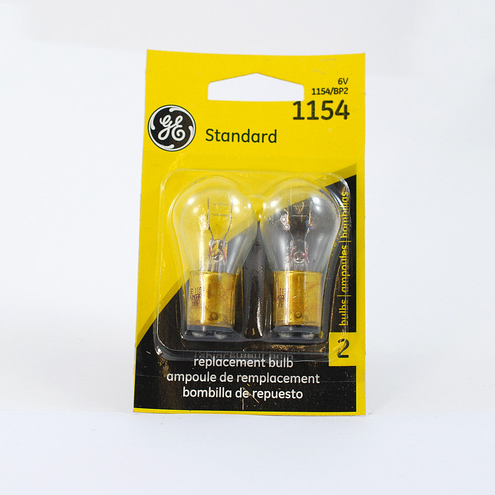 GE 12297 1154 /BP2- 17w 6.4v BAY15d S8 C-6 Automotive Lamp - 2 Bulbs