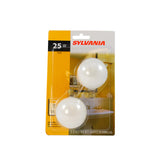 Sylvania 25W 120V G16.5 Incandescent Decor - 2 Bulb / Pack
