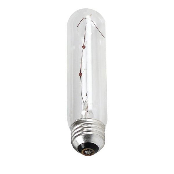 Philips 25w 120v T10 Clear E26 Showcase Tubular / Aquarium Incandescent Light Bulb