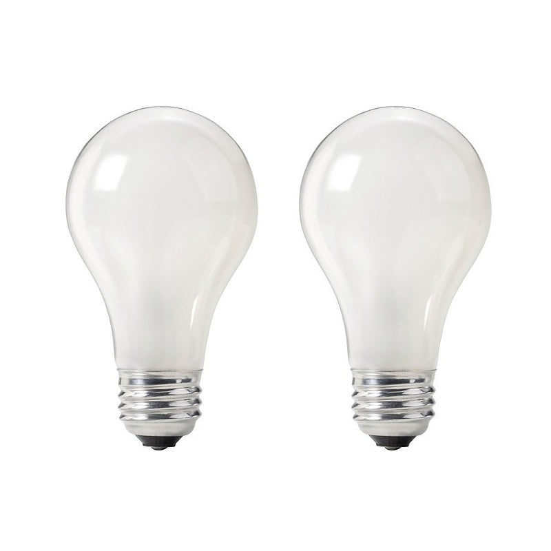 Philips 75w 130v A19 Frosted E26 Incandescent Light Bulb x 2 pack