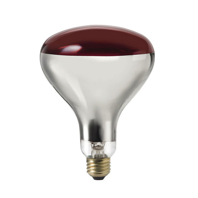 Philips 250w 120v R40 Red E26 FL60 Infrared Reflector Incandescent Light Bulb