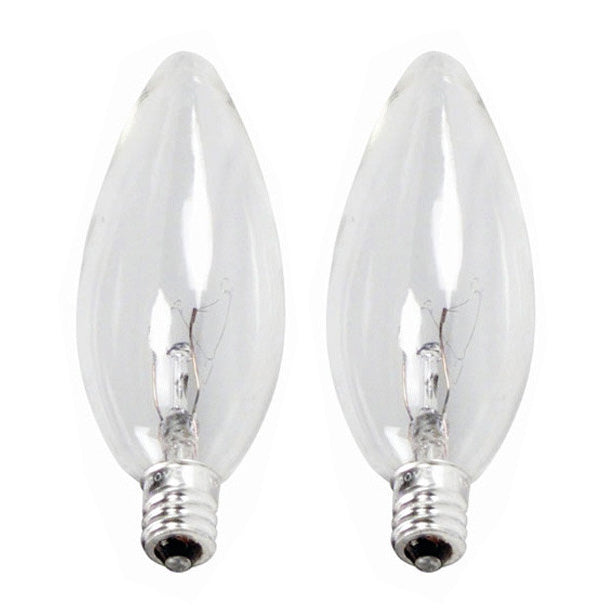 Philips 60w 120v B10.5 DuraMax Clear Decorative Incandescent Light Bulb - 2 pack