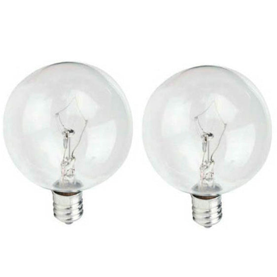 Philips 40w G16.5 DuraMax Clear Decorative E12 base Incandescent Light Bulb