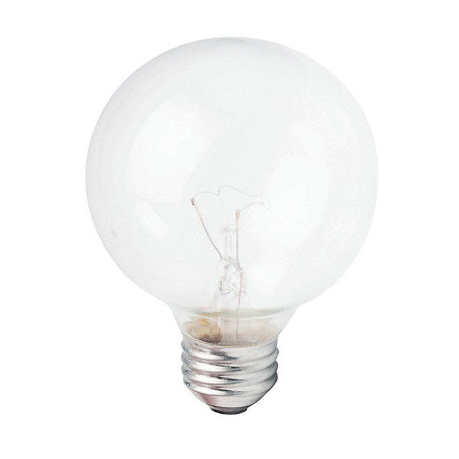 Philips 60w 120v Globe G25 Clear E26 DuraMax Deco Incandescent Light Bulb