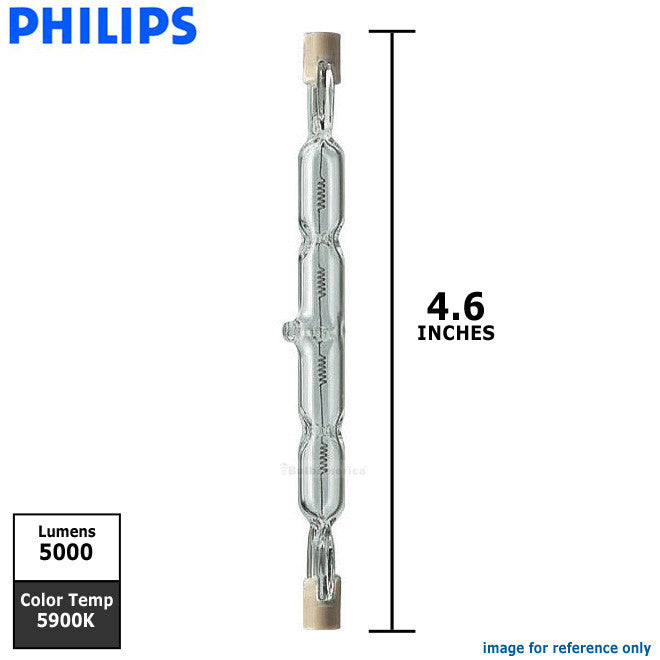Philips 300w 120v T3 Double-Ended R7s 2900k Halogen Light Bulb