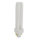 LUXRITE 18W Double Tube 4-Pin 2700K G24Q-2 Fluorescent Light Bulb