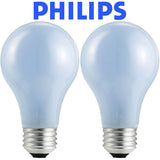 Philips 43w A19 E26 Natural Light Daylight EcoVantage Halogen - 2 light bulbs - BulbAmerica