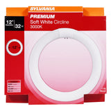 Sylvania FC12T9 32w G10q T9 4-Pin Circline 3000K Soft White Ceiling Light Bulb - BulbAmerica