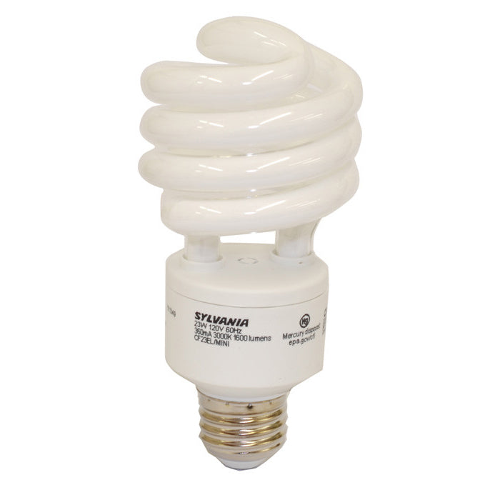 Sylvania 23W 120V E26 Mini Twist CFL Light Bulb