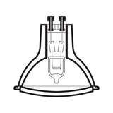 GE TAL 420 50W 12V MR16 GU7 Plug in base Spot Halogen bulb - BulbAmerica
