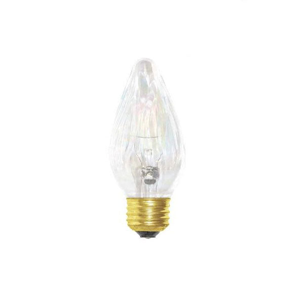 2PK - Sunlite  25w 120v E26 Flame Twist Clear 25FM/CL/CD2 Incandescent Light Bulb