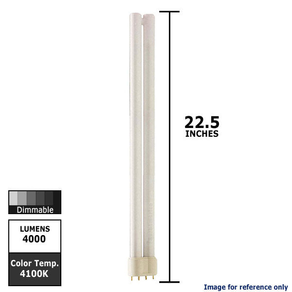 Philips 50w Single Tube 4-Pin 2G11 4100K Cool White Fluorescent Light ...