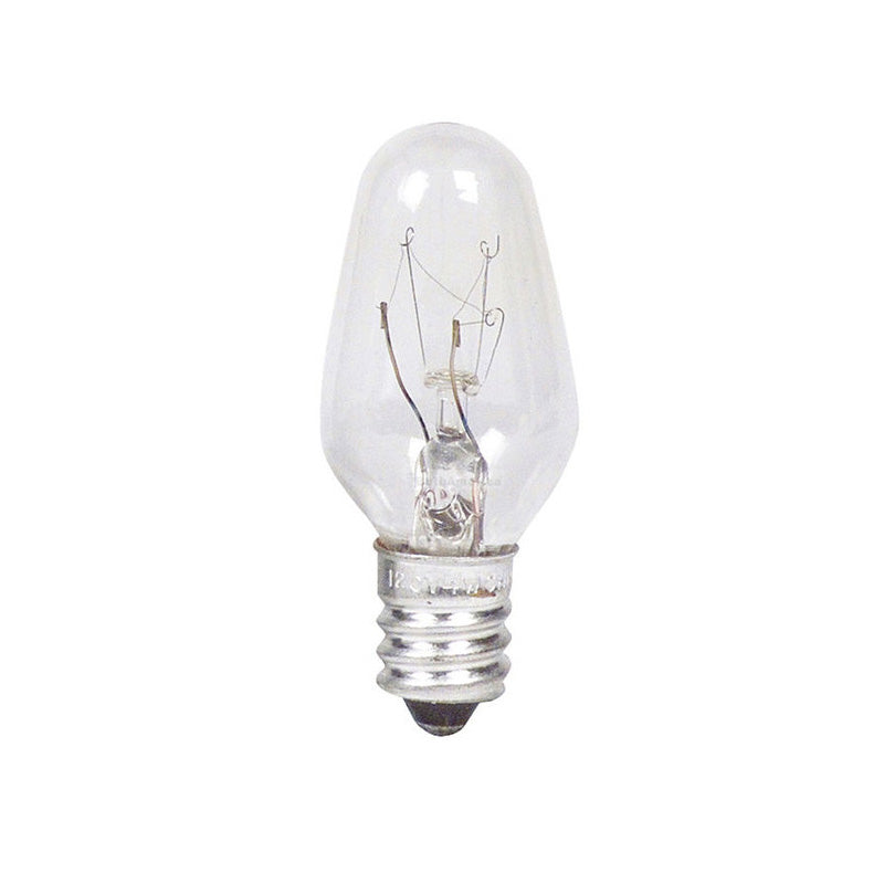 Philips 7w 120v C7 Clear E12 Indicator Incandescent Light Bulb