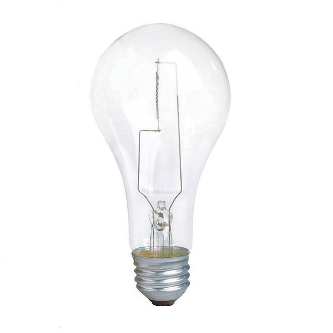 2Pk - Philips 200w 120-130v A23 E26 Clear Incandescent Light Bulb