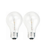 Philips 75w 130v A19 E26 Clear Incandescent - 2 Light Bulbs