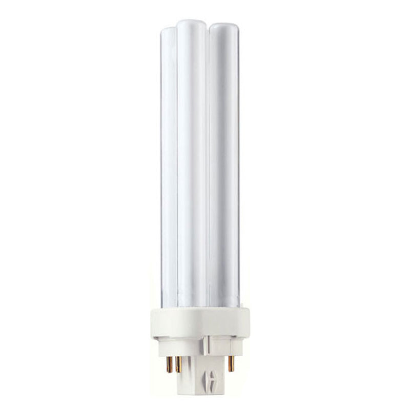 Philips 18w 2700k PL-C ALTO 18W/827/4P Double Tube 4-Pin Fluorescent Light Bulb