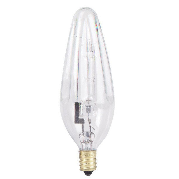 Philips 25w 120v Flame Candelabra Clear F10.5 Halogen Light Bulb