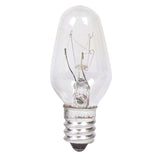 4PK - Philips 4w 120v C7 E12 Nightlight Clear Incandescent Light Bulb