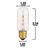 SUNLITE 40 watt Antique Carbon Filament 40T12 light bulb - BulbAmerica