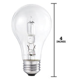 2Pk - Philips 72w 120v A19 E26 Clear EcoVantage Halogen bulb - BulbAmerica