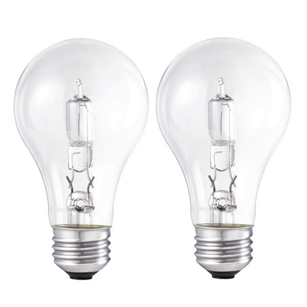 2 Pk. - Philips 29w 120v A19 Clear E26 EcoVantage Halogen Light Bulb