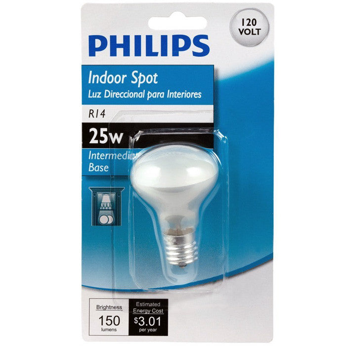 Philips 415372 25W R14 Intermediate Base Indoor Spot Light Bulb