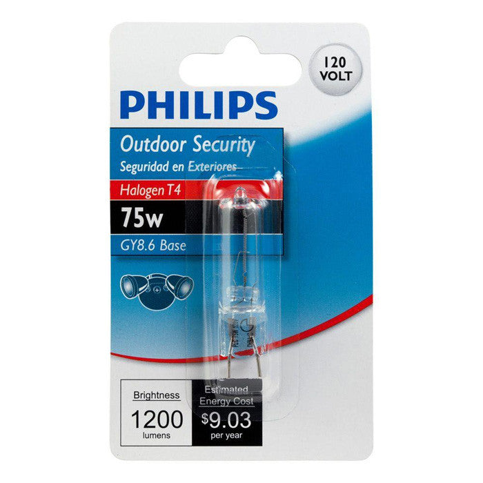 Philips 75W 120V T4 GY8.6 Dimmable Capsule Light Bulb