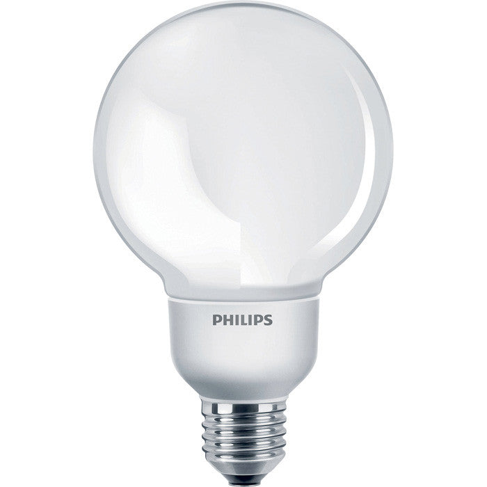 Philips 9w EL/A Globe G25 E26 2700k Warm White Fluorescent Light Bulb