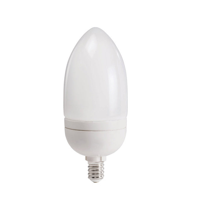 Philips 9w 120v Warm White Candelabra E12 Fluorescent Light Bulb