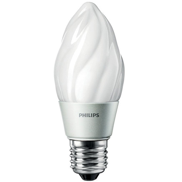 Philips 3.5w 120v Flame F15 E26 Clear Warm White 2700k LED Light Bulb