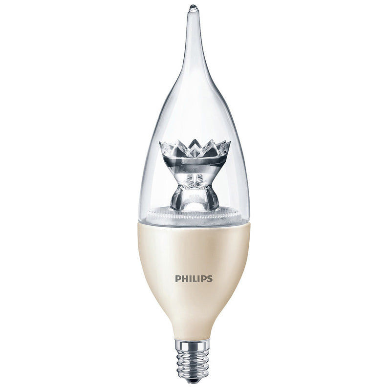 Philips Diamond Spark 4.5W B13 LED 2700K Warm White E12 Bulb - 40w equiv.