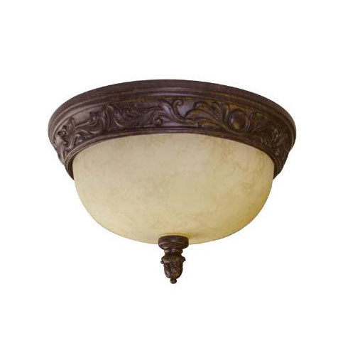 SUNLITE DAB13/TS Antique Brown / Tea Stained Glass Fixture