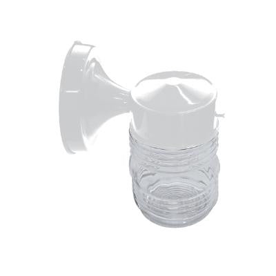 SUNLITE ODI1050 Clear jar white wall mount outdoor fixture