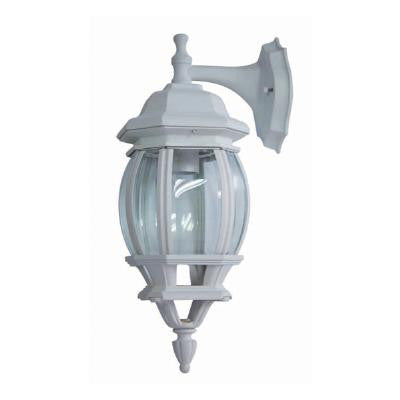 Sunlite ODI1080 bvld glass white wall mount down outdoor fixture