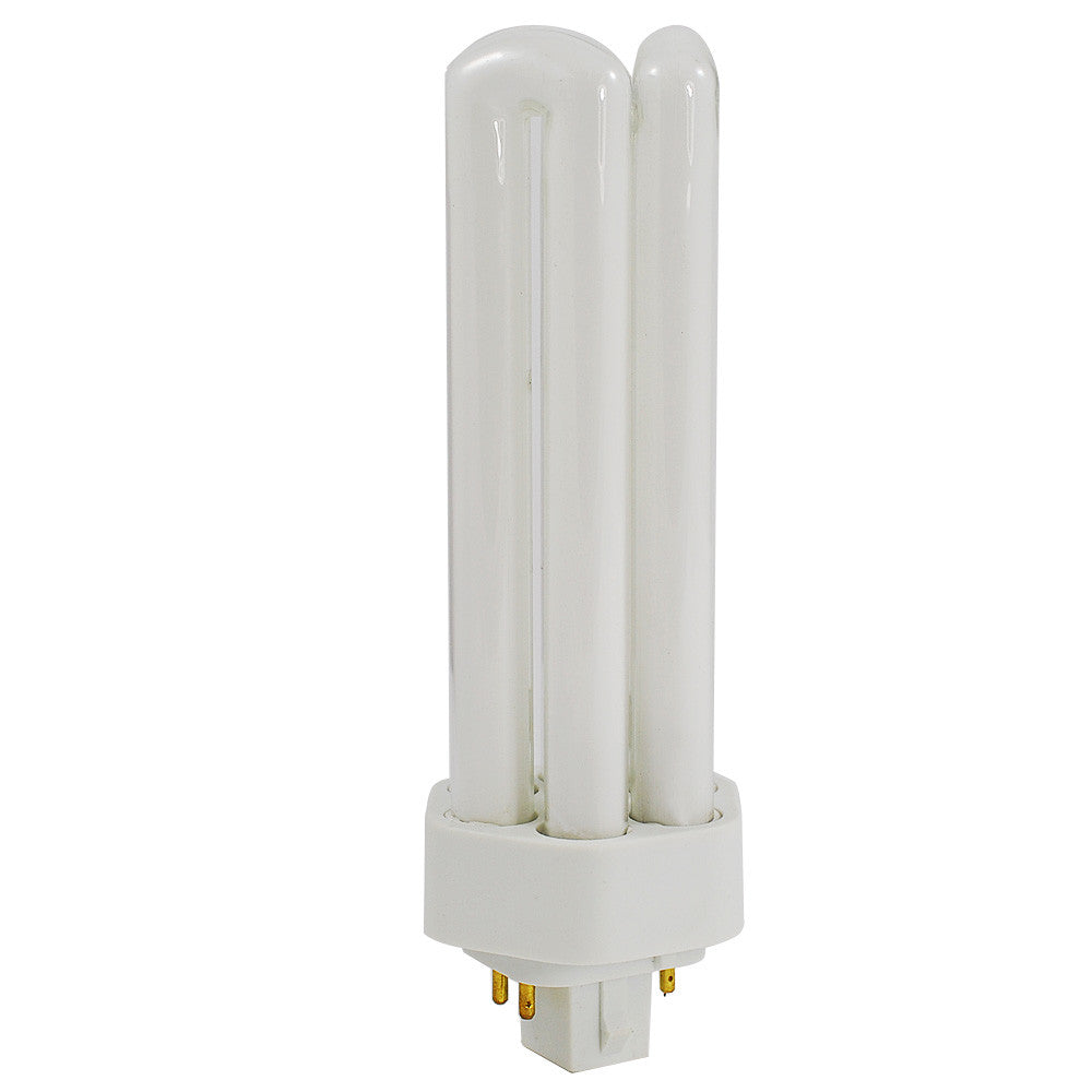 LUXRITE 26W Triple Tube 4-Pin 4100K GX24Q-3 Fluorescent Light Bulb