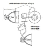 USHIO 100w MHR-100D/L MHR SERIES Fiber Optic Metal Halide HID Light Bulb - BulbAmerica
