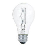 4Pk - Sylvania 28w 120v A-Shape A19 E26 Soft White Halogen lamp